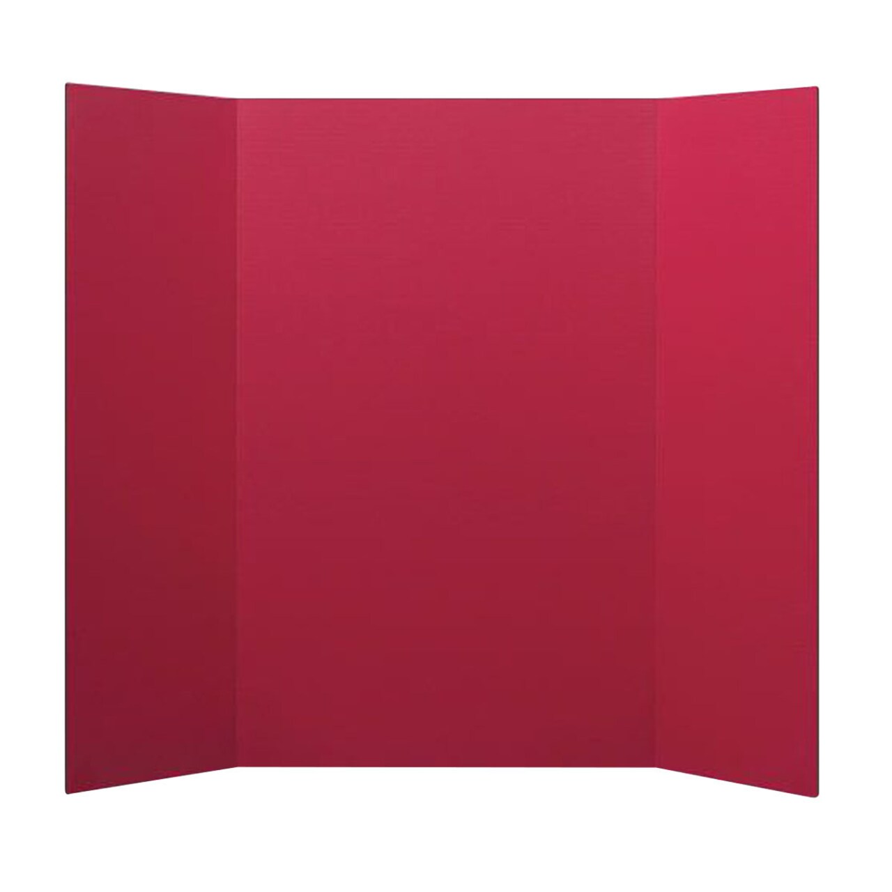 Flipside Products Inc 36"H X 48"W 1 Ply Corrugated Project Board For Science Fair And Exhibition, Red - Pack Of 24